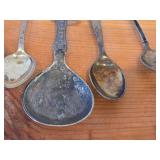 Lot of (18) 212-grams (total) 830 Sterling Silver Souvenir Spoons