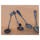 Lot of (18) 212-grams (total) 830 Sterling Silver Souvenir Spoons