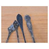 Lot of (18) 212-grams (total) 830 Sterling Silver Souvenir Spoons