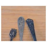 Lot of (18) 212-grams (total) 830 Sterling Silver Souvenir Spoons