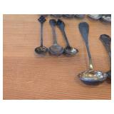 Lot of (17) 226-grams (total) 830 Sterling Silver Souvenir Spoons