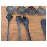 Lot of (17) 226-grams (total) 830 Sterling Silver Souvenir Spoons