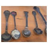 Lot of (17) 226-grams (total) 830 Sterling Silver Souvenir Spoons