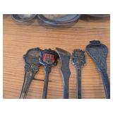 Lot of (17) 226-grams (total) 830 Sterling Silver Souvenir Spoons