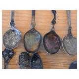 Lot of (17) 226-grams (total) 830 Sterling Silver Souvenir Spoons