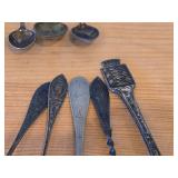 Lot of (16) 192-grams (total) 830 Sterling Silver Souvenir Spoons