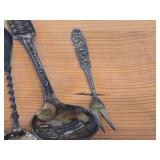 Lot of (16) 192-grams (total) 830 Sterling Silver Souvenir Spoons