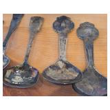 Lot of (14) 218-grams (total) 830 Sterling Silver Souvenir Spoons