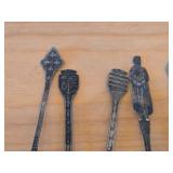 Lot of (14) 218-grams (total) 830 Sterling Silver Souvenir Spoons