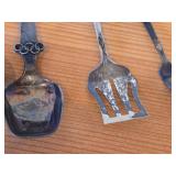 Lot of (12) 226-grams (total) 830 Sterling Silver Souvenir Spoons