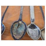 Lot of (17) 226-grams (total) 830 Sterling Silver Souvenir Spoons