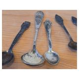 Lot of (17) 226-grams (total) 830 Sterling Silver Souvenir Spoons
