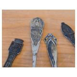 Lot of (17) 226-grams (total) 830 Sterling Silver Souvenir Spoons