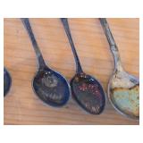 Lot of (17) 226-grams (total) 830 Sterling Silver Souvenir Spoons