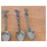 Lot of (8) 66-grams (total) Silverplated Souvenir Spoons