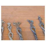 Lot of (8) 66-grams (total) Silverplated Souvenir Spoons