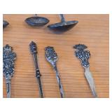 Lot of (11) 211-grams (total) Silverplated Souvenir Spoons