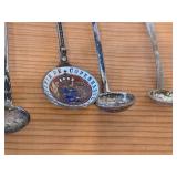 Lot of (11) 211-grams (total) Silverplated Souvenir Spoons