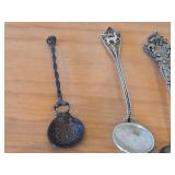 Lot of (11) 211-grams (total) Silverplated Souvenir Spoons