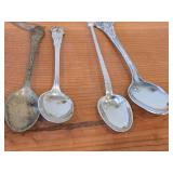 Lot of (13) 169-grams (total) Silverplated Souvenir Spoons