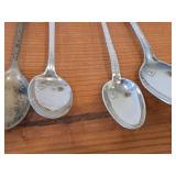 Lot of (13) 169-grams (total) Silverplated Souvenir Spoons