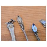 Lot of (13) 169-grams (total) Silverplated Souvenir Spoons