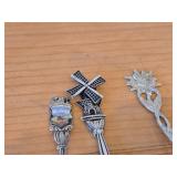 Lot of (13) 169-grams (total) Silverplated Souvenir Spoons