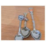 Lot of (11) 138-grams (total) Silverplated Souvenir Spoons