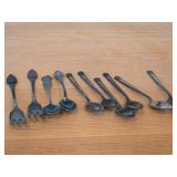Lot of (10) 96-grams (total) Silverplated Utensils