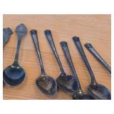 Lot of (10) 96-grams (total) Silverplated Utensils