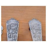 Lot of (4) 174-grams (total) 60G Silverplated Souvenir Spoons