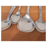 Lot of (10) 188-grams (total) 60G Silverplated Souvenir Spoons