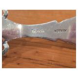 Lot of (8) 178-grams (total) 40G Silverplated Souvenir Spoons