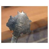 Lot of (14) 216-grams (total) 40G Silverplated Souvenir Spoons