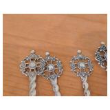 Lot of (13) 189-grams (total) 40G Silverplated Souvenir Spoons