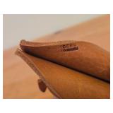 Vintage Owl theme Handmade Leather Figurine by Deru (1960