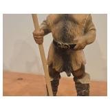 Norwegian Viking theme Hand-Carved Wooden Figurine by Hennen (Norway)