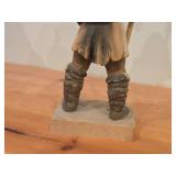 Norwegian Viking theme Hand-Carved Wooden Figurine by Hennen (Norway)