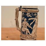 Vintage Beer Stein with Pewter Lid (Germany)