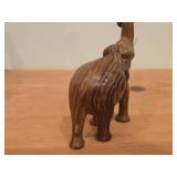 Elephant theme Hand-Carved Solid Teak Wood Figurine