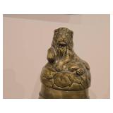 Vintage African Safari theme Ceramic Beer Stein by Holland Mold (1980)