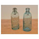 Lot of (2) Vintage Soda Bottles / Hutchinson style