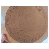 Vintage Hand-Carved Monkey Pod Wood Fruit Bowl Set 5" x 13 1/2"