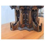 Vintage Hand-Carved Teak Wood Thai Spirit House (San Phra Phum) 16" x 16" x 27"
