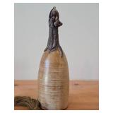 Vintage 16" Hand-made Pottery Bell