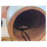 Vintage 16" Hand-made Pottery Bell