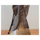 Vintage 16" Hand-made Pottery Bell