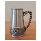 Vintage Troll theme Norsk Tinn Pewter Beer Tankard (Norway) #84