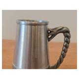 Vintage Troll theme Norsk Tinn Pewter Beer Tankard (Norway) #84