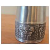 Vintage Troll theme Norsk Tinn Pewter Beer Tankard (Norway) #84